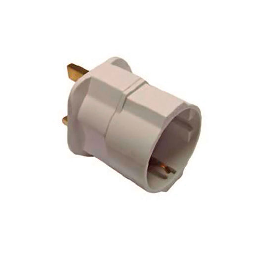 Adaptador europeu para reino unido 13 a 250 v branco (embalado em pelÃ­cula)_0