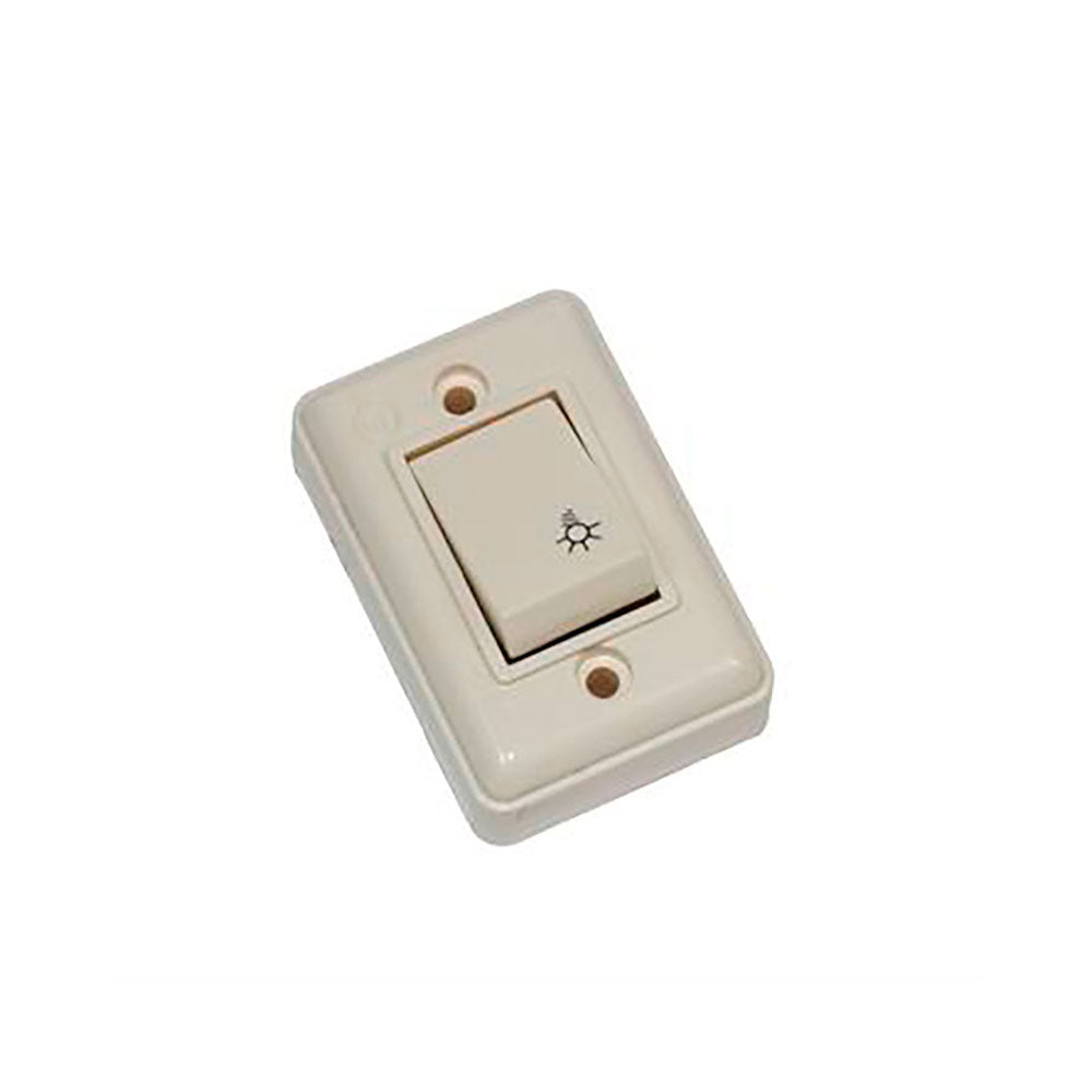 BotÃ£o de superfÃ­cie 6 a 250 v branco marfim (embalado em pelÃ­cula)_0