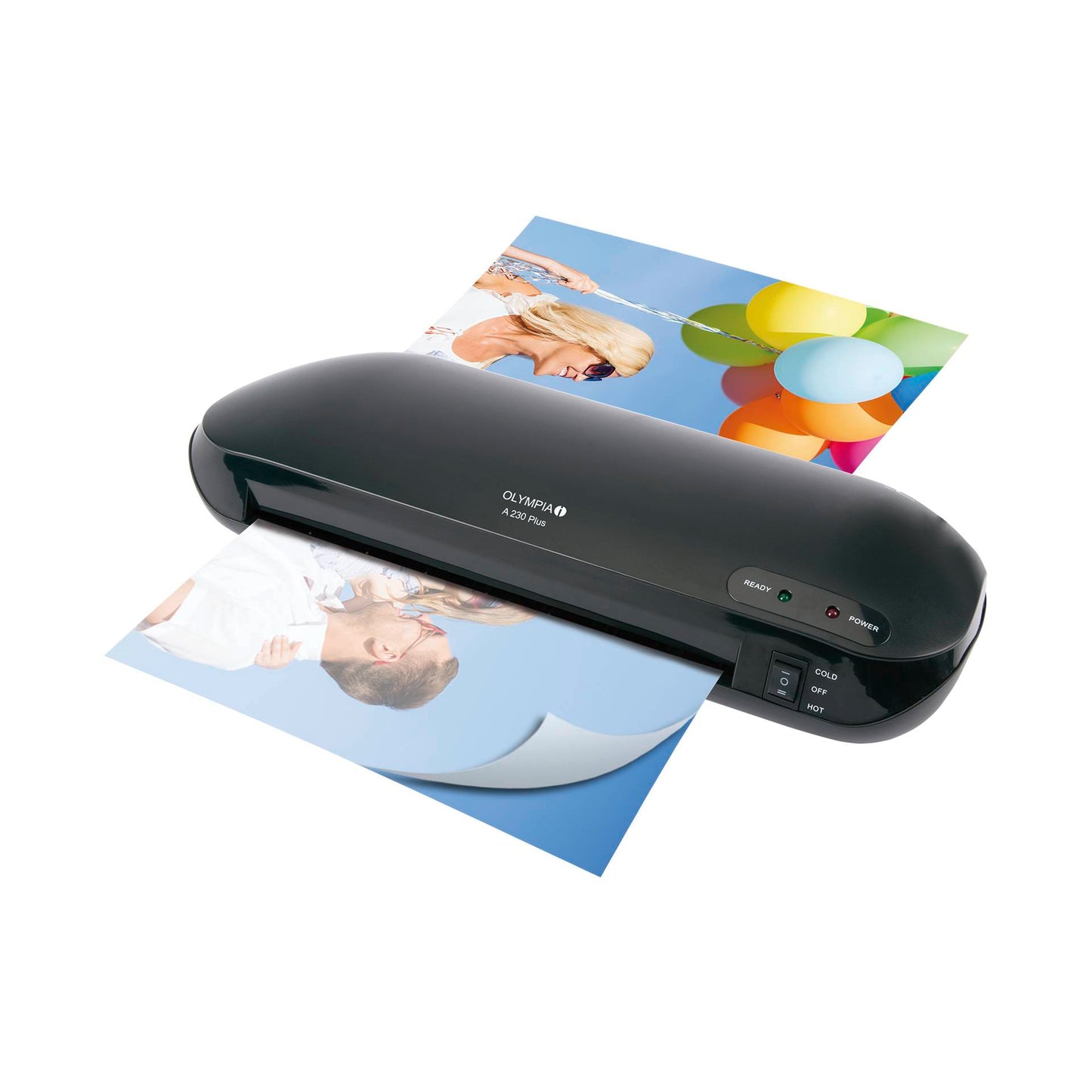 Plastificadora Olympia A 230 Plus A4 230mm 80-125 Micron Preto