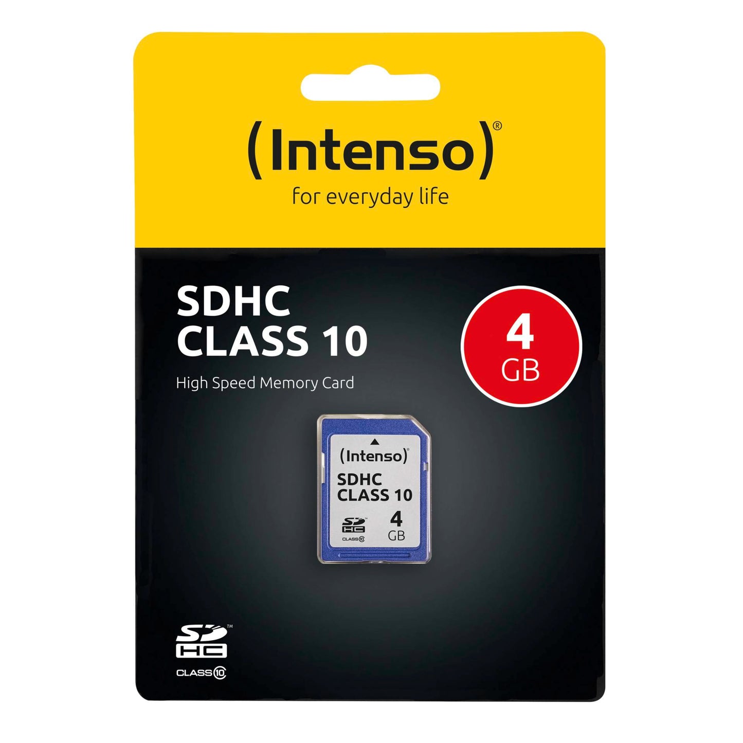 Cartão de Memória Intenso SDHC 4GB Class 10