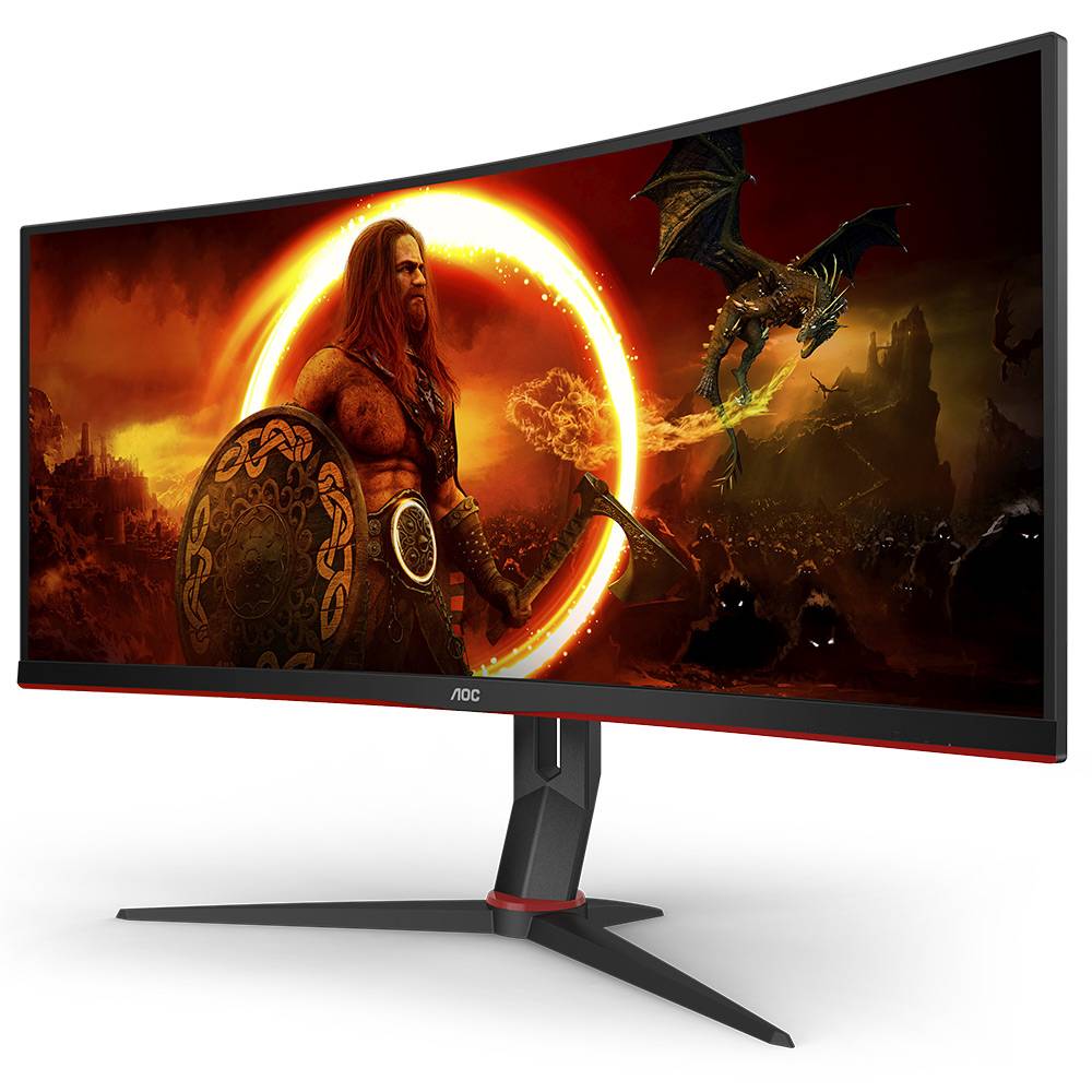 Monitor Curvo AOC Gaming CU34G2XP/BK 34″ UWQHD 180 Hz FreeSync / VESA Adaptive Sync