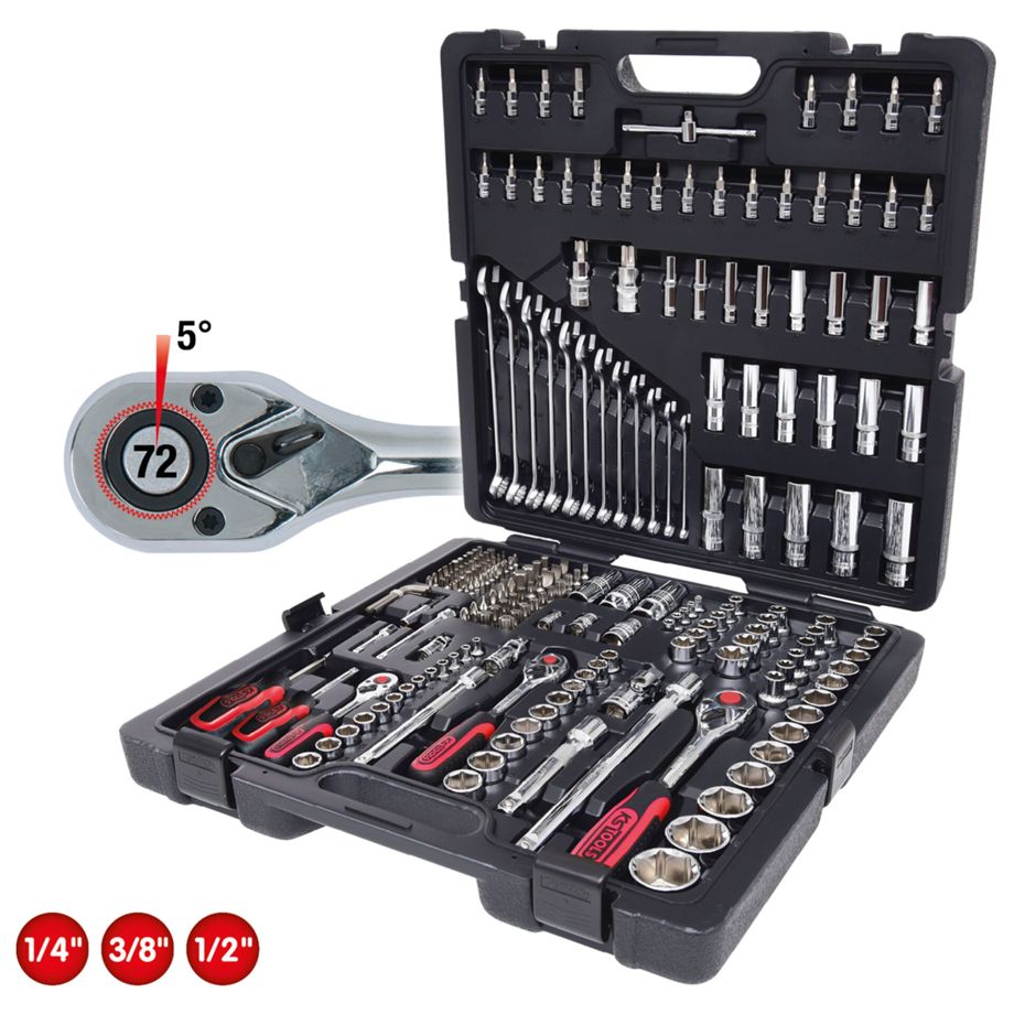 Conjunto de Chaves de Soquete KS TOOLS / 216 pcs / Chromeplus_0