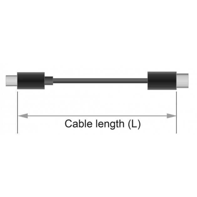Adaptador Audio Stereo Jack 3.5 mm 4 pin Fêmea para Fêmea 13 cm Delock