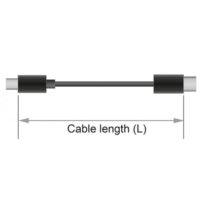 Adaptador Audio Stereo Jack 3.5 mm 4 pin Fêmea para Fêmea 13 cm Delock