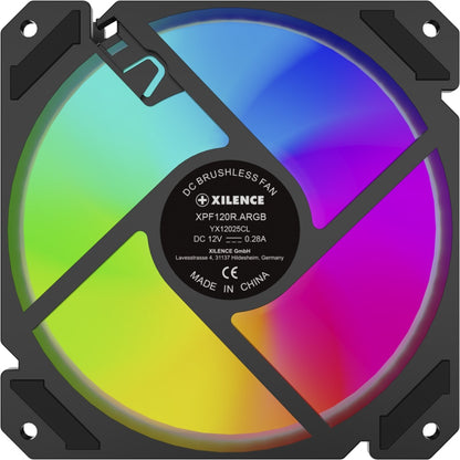 Ventoinha Xilence Performance A+ ARGB Reverse 120mm PWM Preta/Branca