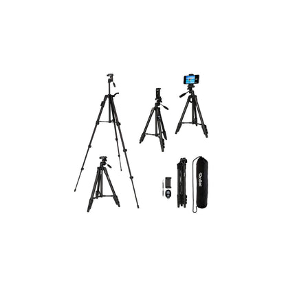 Tripé ROLLEI Stativ Traveler 3D Pan & Tilt Altura Máxima: 120 cm Alumínio
