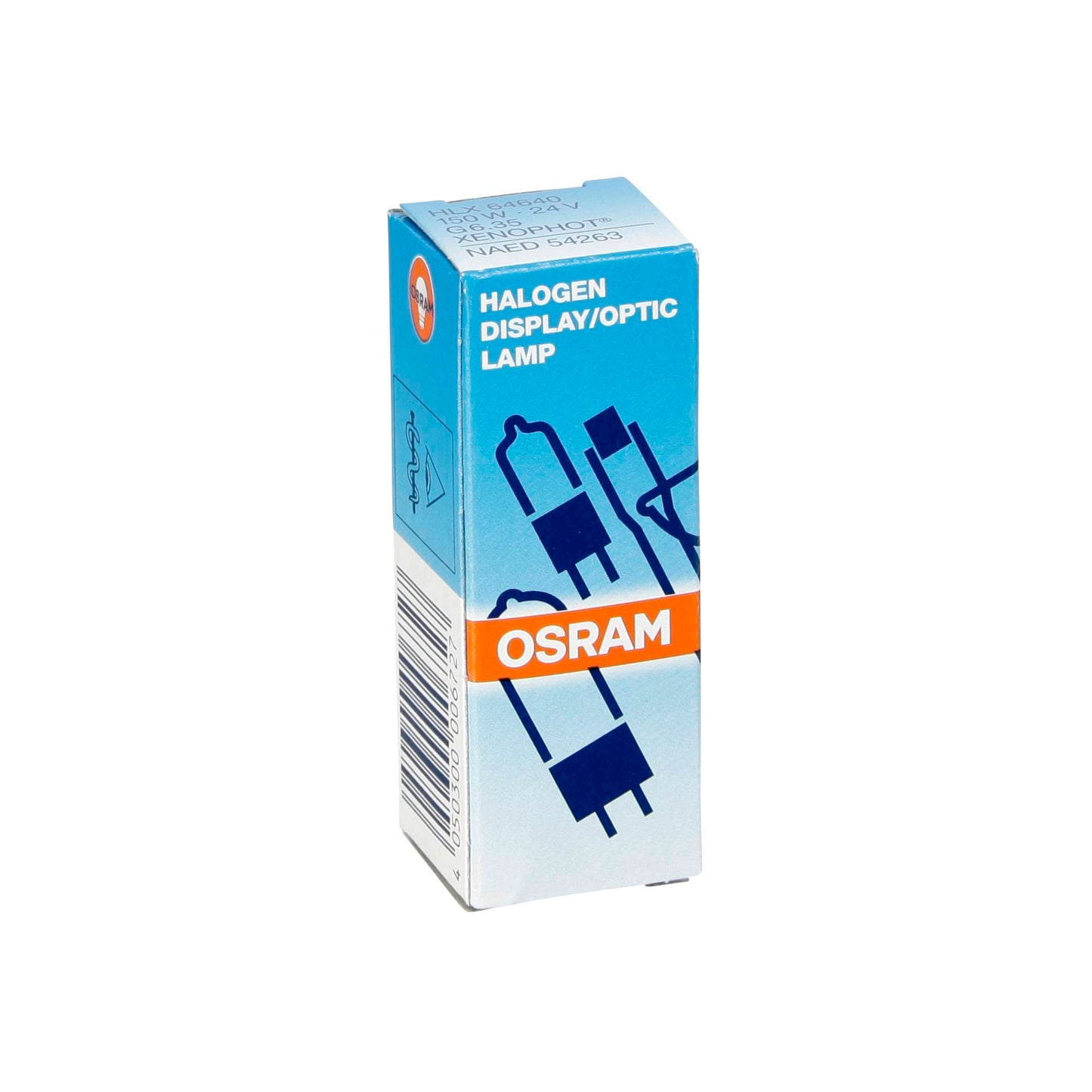 Lâmpada Halógena OSRAM HLX G6.35 150W 24V 6000 lm