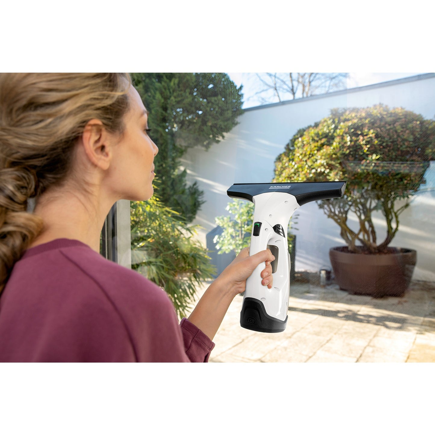 Aspirador de Janelas Kärcher WV 2 Plus N Sem Fios Branco