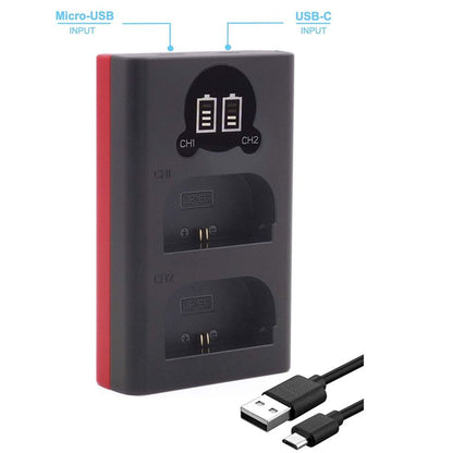 Carregador BAXXTAR LCD Dual para LP-E6 / Preto / BA-BAXXTAR-LCD-18092-1583_0