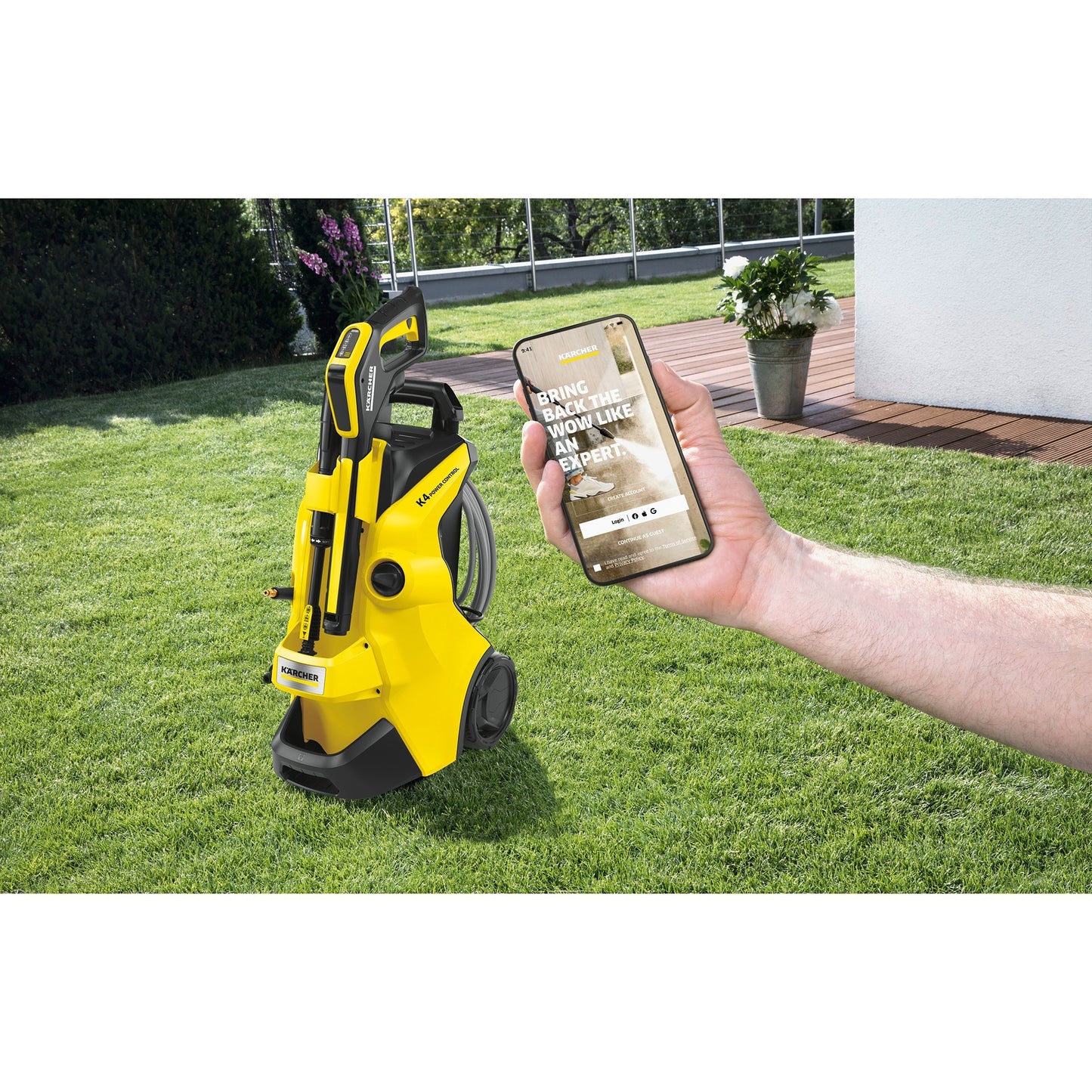 Lavadora de Alta Pressão Kärcher K 4 Power Control Flex Home 130 Bar