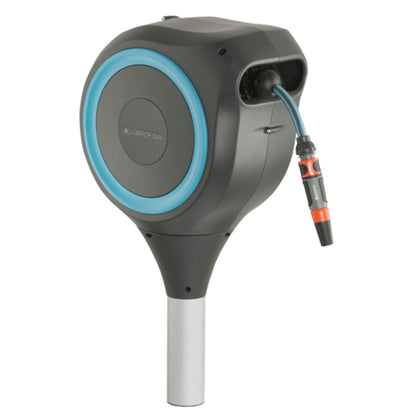 Porta-Mangueira Automática GARDENA com Piquete Rollup S 15M
