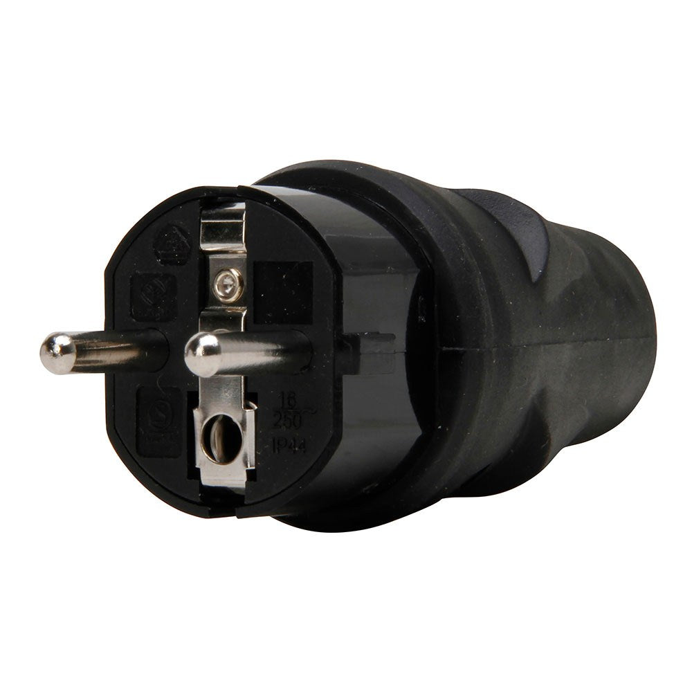 Ficha macho 2p+t 16a 250 v, ip20, preta, mÃ¡x. 3 x 1,5 mmÂ²_0