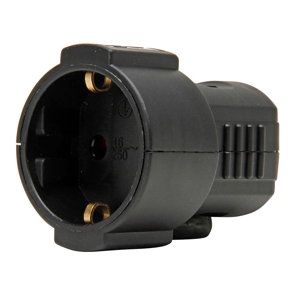 Ficha fÃªmea 16a 250 v, ip20, preta, mÃ¡x. 3 x 1,5 mmÂ²_0