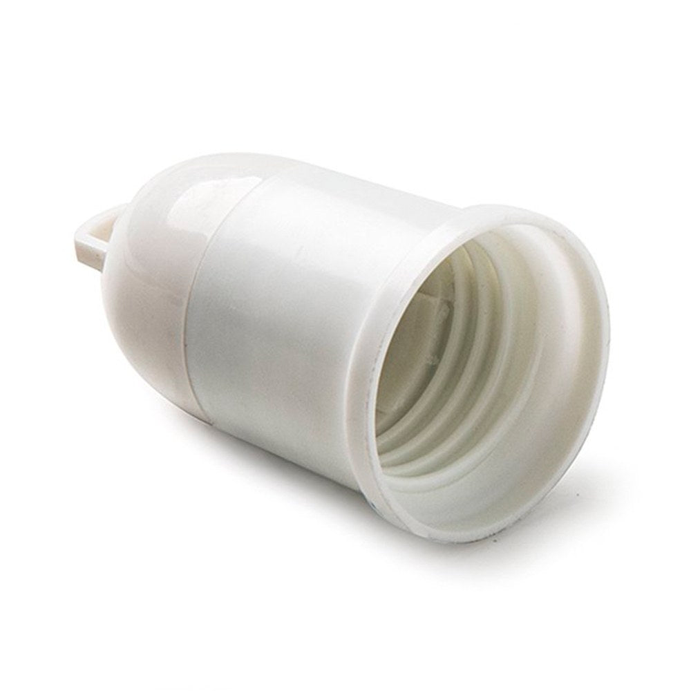 Casquilho termoplÃ¡stico provisÃ³rio e27 4a 250 v, branco, retratilado_0