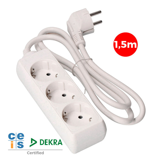 Extensor com 3 tomadas 2p+e, 16a 250v~ 1,5 m cabo h05vv-f 3g 1,5 m_0