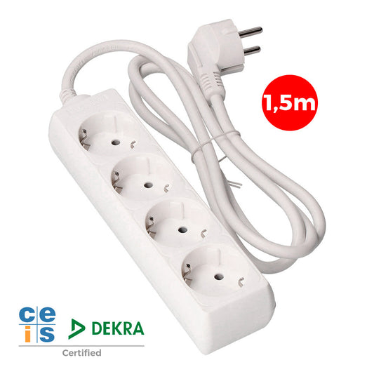 Extensor com 4 tomadas 2p+e, 16a 250v~ 1,5 m cabo h05vv-f 3g 1,5 m_0