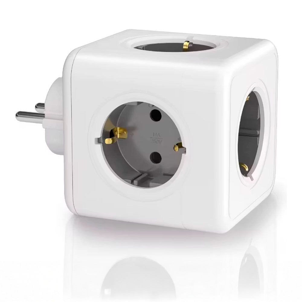 Ficha modular 5 tomadas schuko 2p+t 16 a 3680 w 250 v~ branco compatÃ­vel com ref 40292, 40293_0