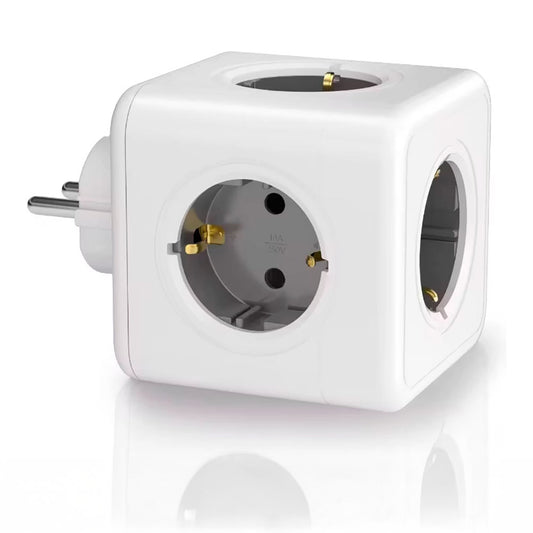Ficha modular 5 tomadas schuko 2p+t 16 a 3680 w 250 v~ branco compatÃ­vel com ref 40292, 40293_0