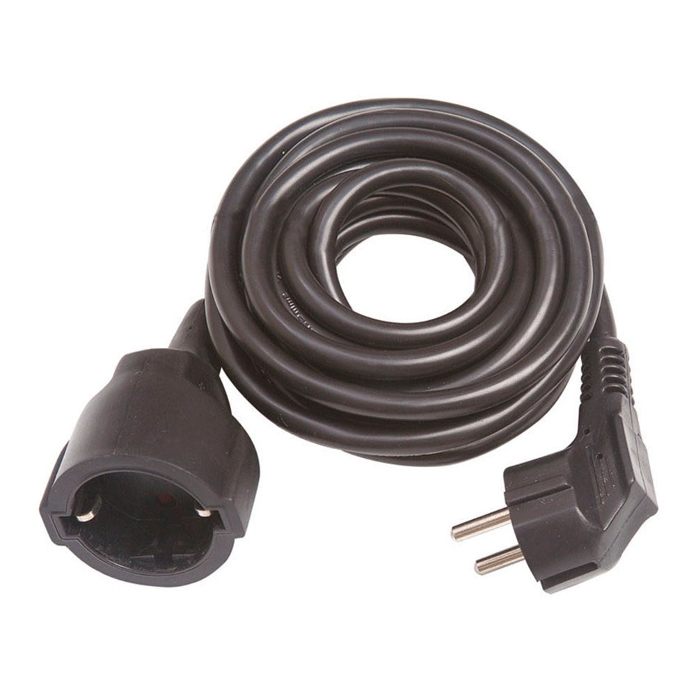ExtensÃ£o elÃ©trica com 1 tomada, 16 a 250 v~, ip20, cabo h05 vv-f 3 g1,5 mmÂ², 5 m, preto_0