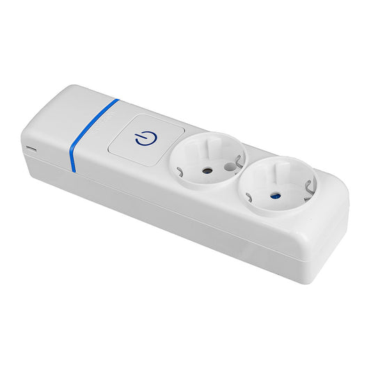 ExtensÃ£o com 2 tomadas 2p+t, 16a 250v com interruptor luminoso_0