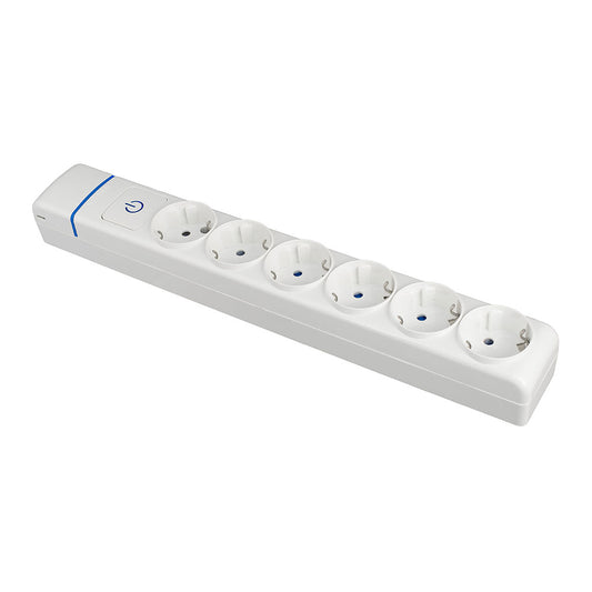 ExtensÃ£o com 6 tomadas 2p+t, 16a 250v com interruptor luminoso_0