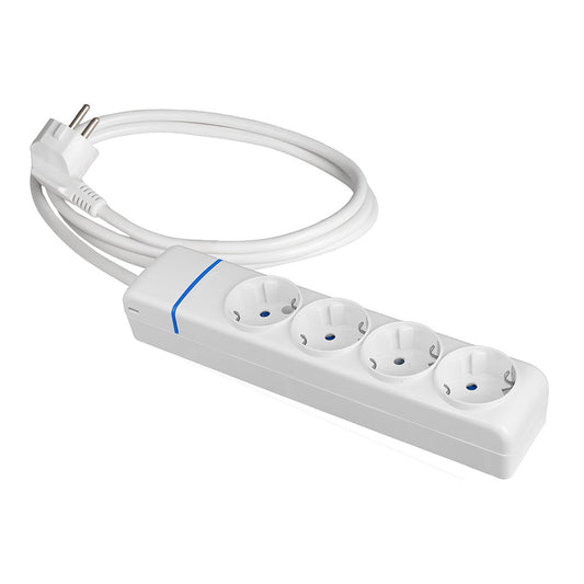 Cabo de extensÃ£o com 4 tomadas 2p+t, 16 a 250 v, cabo h05vv-f 3g, 1,5 m_0