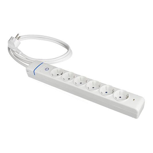 ExtensÃ£o com 6 tomadas 2p+t, 16a 250v. mÃ¡x.3680w 850Â°c gwt_0