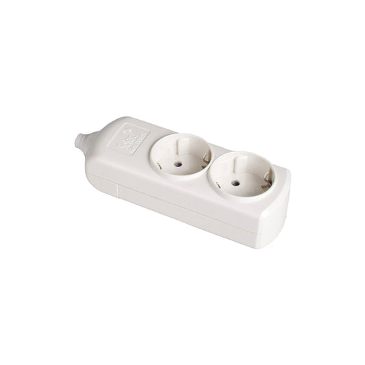 Tomada dupla de superfÃ­cie t/tl 10/16a 250v cor branco_0