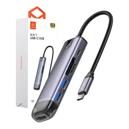 Mcdodo HU-7420 6-in-1 USB-C Hub (USB-C, HDMI, VGA, USB3.0*2, USB3.0*2, SD, TF)_2