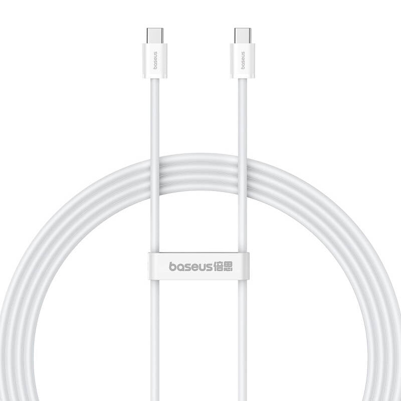 Kabel szybkiego ładowania USB-C do USB-C Baseus Superior 2 100W 2m (biały)_0