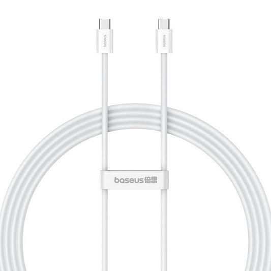 Kabel szybkiego ładowania USB-C do USB-C Baseus Superior 2 100W 2m (biały)_0
