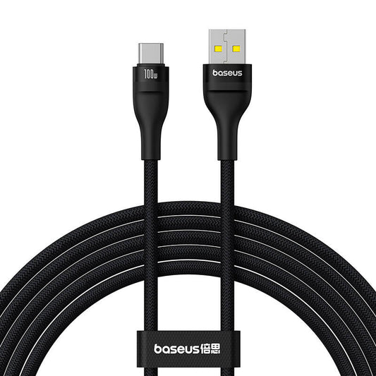 Charging Cable Baseus Flash 2 USB to USB-C 100W, 2m (black)_0
