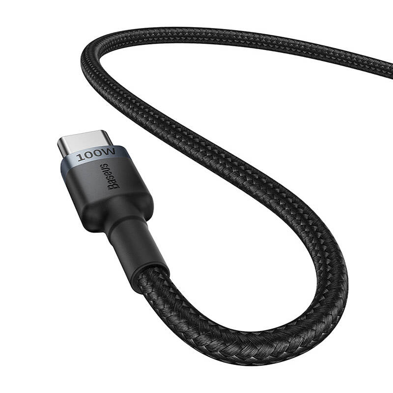 Baseus Cafule USB-C / USB-C cable 100W 1 m - red-black and black-gray (2 pcs.)_7