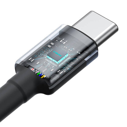 Baseus Cafule USB-C / USB-C cable 100W 1 m - red-black and black-gray (2 pcs.)_11