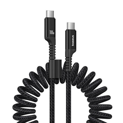 Fast Charging Cable USB-C to USB-C Baseus Fish-Eye 100W, 1m (black)_0