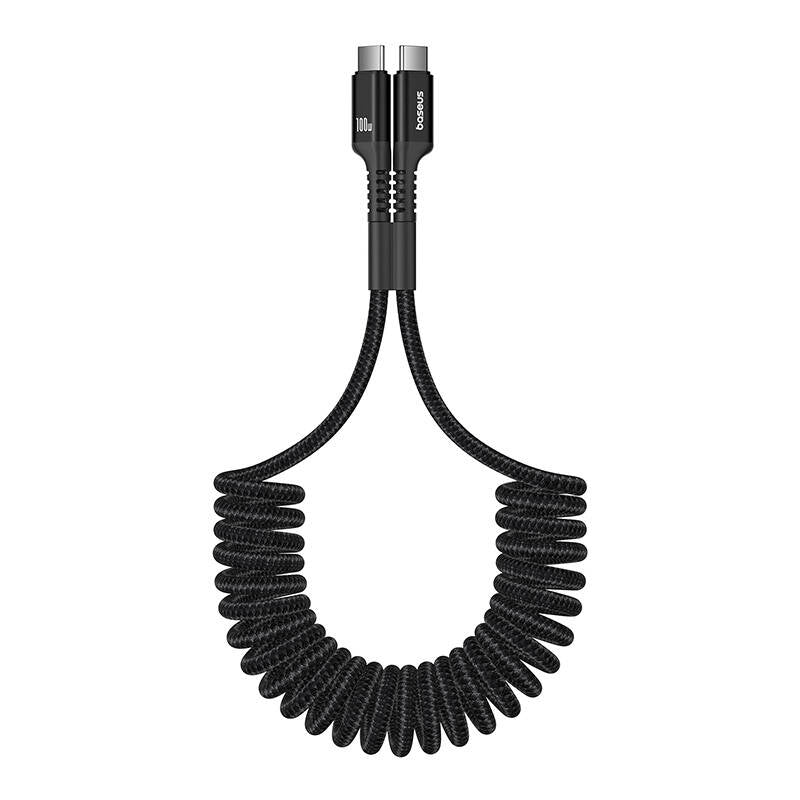 Fast Charging Cable USB-C to USB-C Baseus Fish-Eye 100W, 1m (black)_1