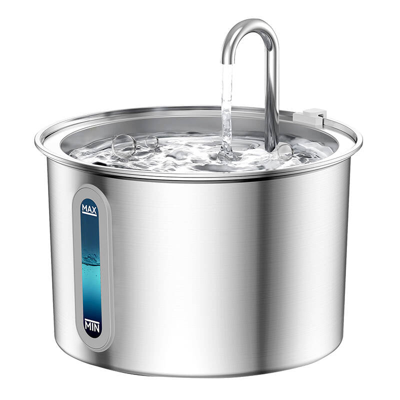 Oneisall stainless steel fountain / drinker for dog and cat_0
