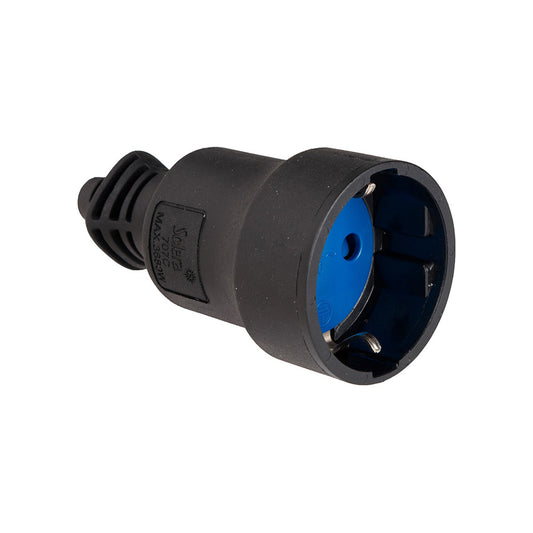 Ficha aÃ©rea pvc 16a 250v t/tl 4,8mm preta 707c (retractilada) solera_0