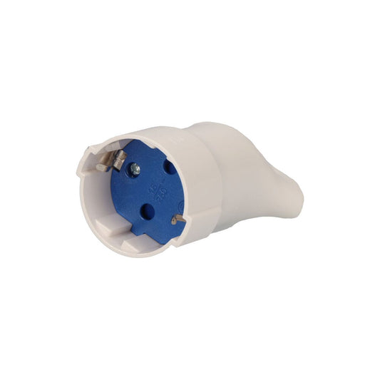 Base tipo f 4,8 mm 16 a 250 v t/tl com anel para fÃ¡cil remoÃ§Ã£o, branco_0