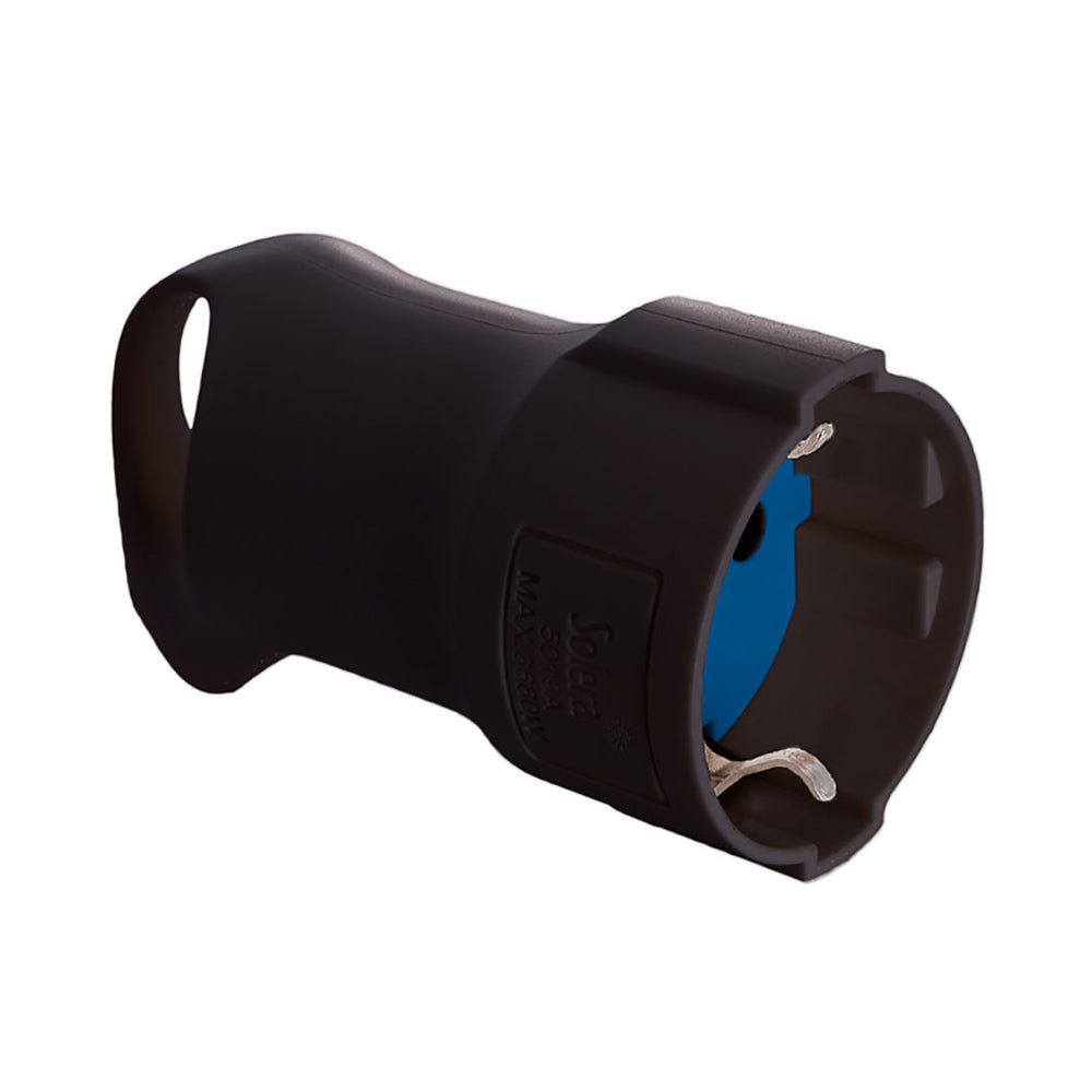 Base tipo f 4,8 mm 16 a 250 v t/tl com anel para fÃ¡cil remoÃ§Ã£o, preto_0