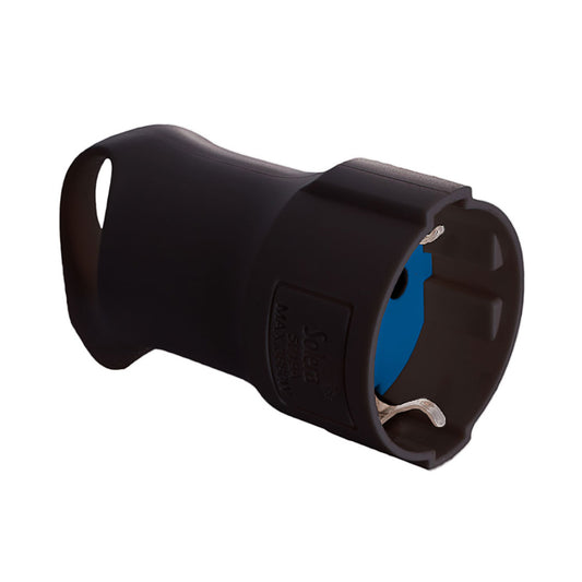 Base tipo f 4,8 mm 16 a 250 v t/tl com anel para fÃ¡cil remoÃ§Ã£o, preto_0