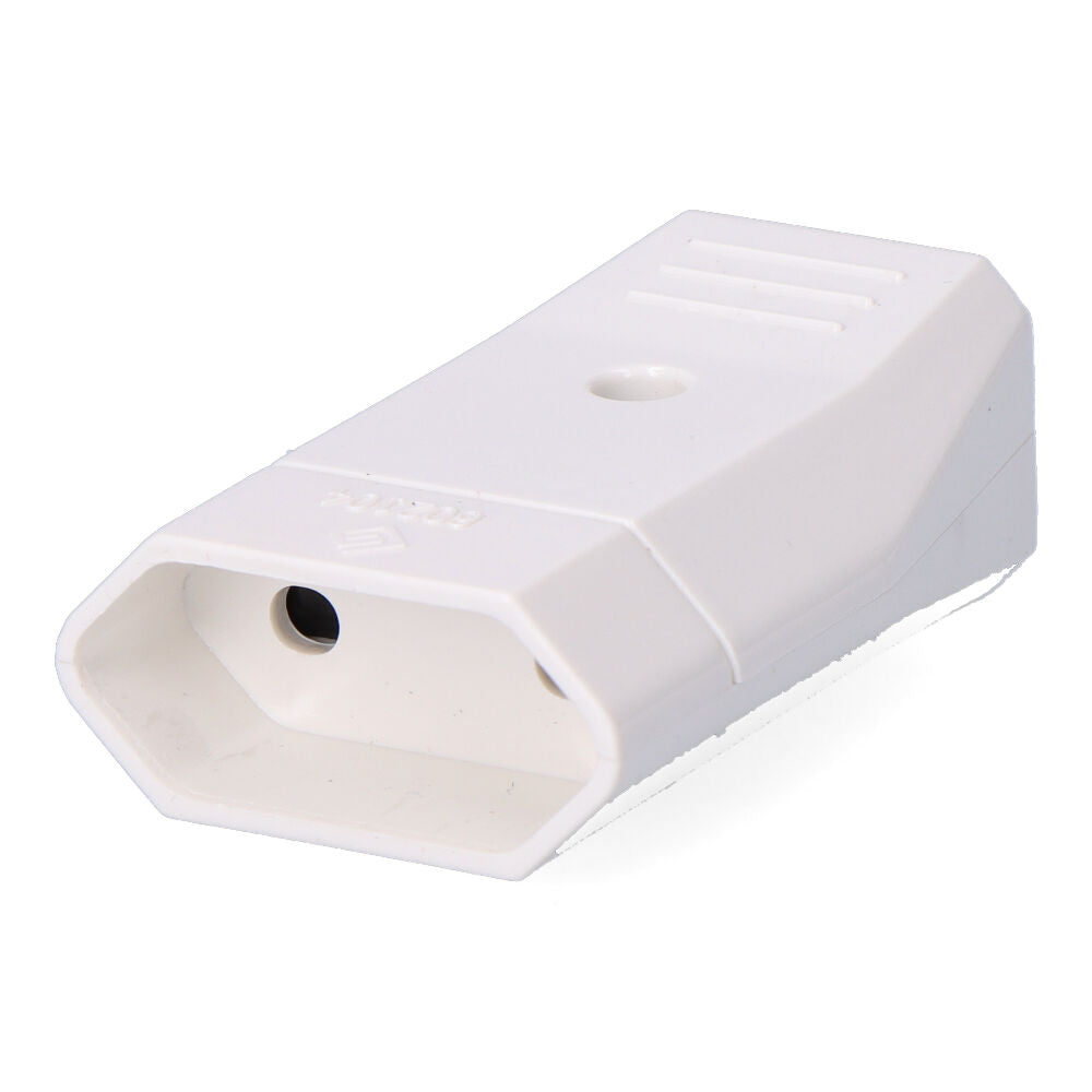 Base aÃ©rea reforÃ§ada branca 10 a 250 v 62 x 40 x 23 mm (embalado em pelÃ­cula)_0