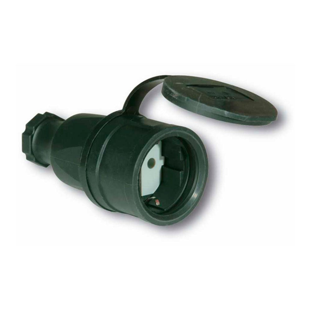 Base de antena de borracha schuko 2 p+t 16 a 250 v~, com tampa, ip44, preta, embalada em plÃ¡stico termoencolhÃ­vel._0