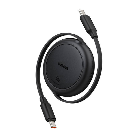 Baseus Free2Pull Mini USB-C to USB-C USB cable, 60W, 1, (black)_0