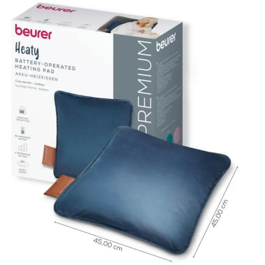 Almofada Térmica Beurer HK 77 Heaty Recarregável Azul Escuro