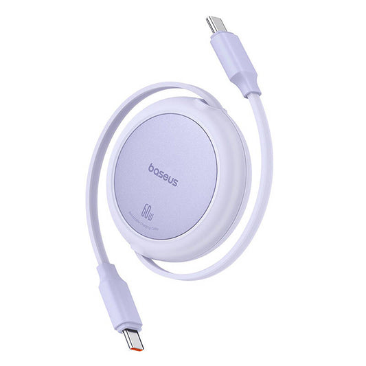 Baseus Free2Pull Mini USB-C to USB-C 60W USB cable, 1m (purple)_0