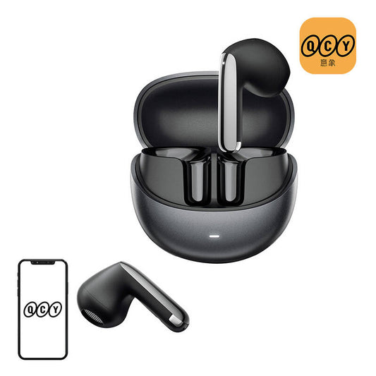 Earphones TWS QCY AilyBuds Pro+  HT 10 pro, ANC (black)_0