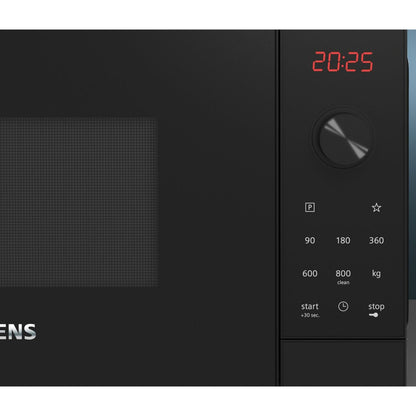 Microondas Siemens FF023LMB2 iQ300 / 44 x 26 cm / 800 W / prato giratório de 27 cm / programas automáticos cookControl7 / 20 L / Preto