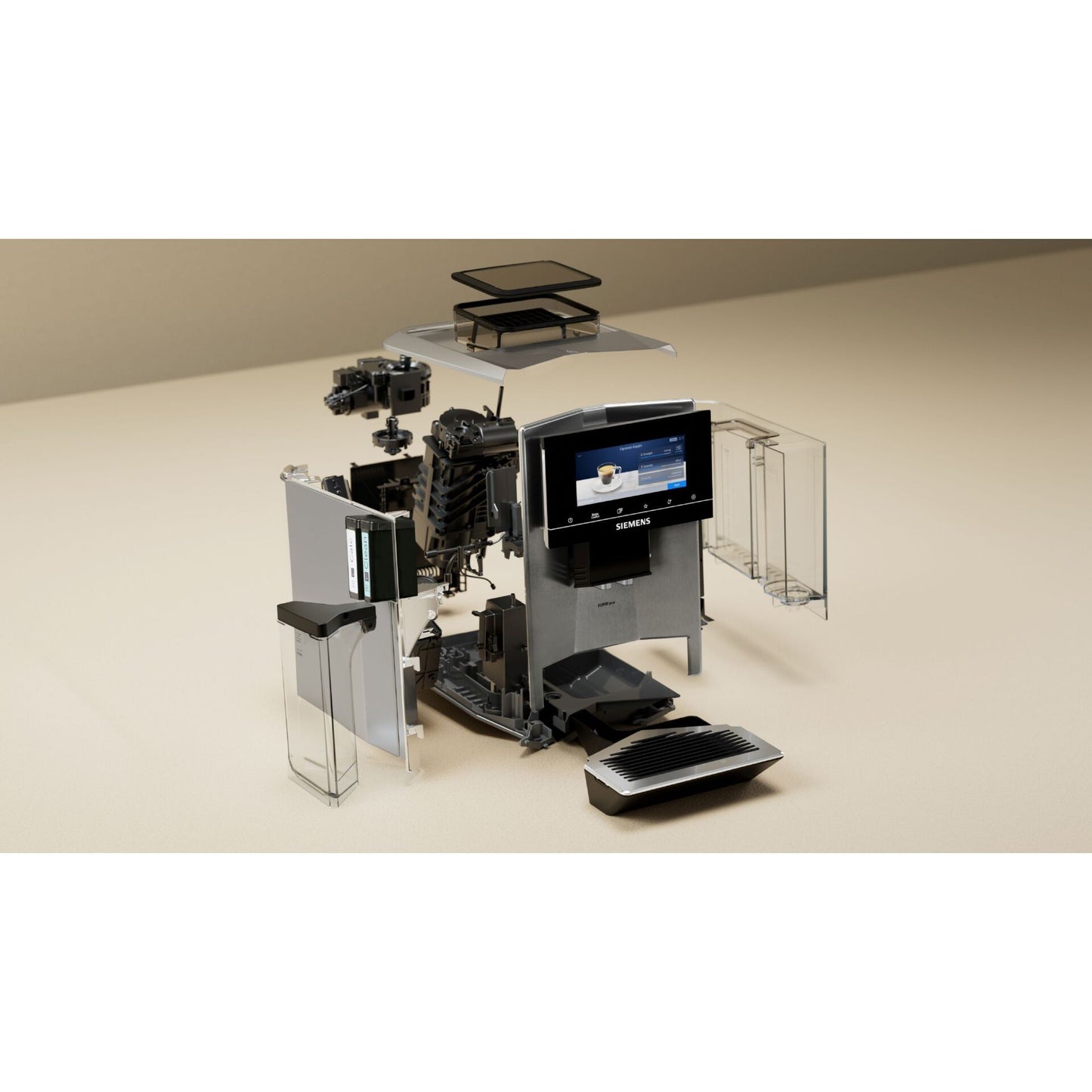 Máquina de Café Siemens TQ 903DZ3 EQ.9 Plus / Cor: Prata