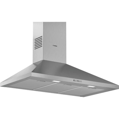 Exaustor Bosch DWP96BC50 600 m³/h 69 dB Classe Energética A Aço inoxidável
